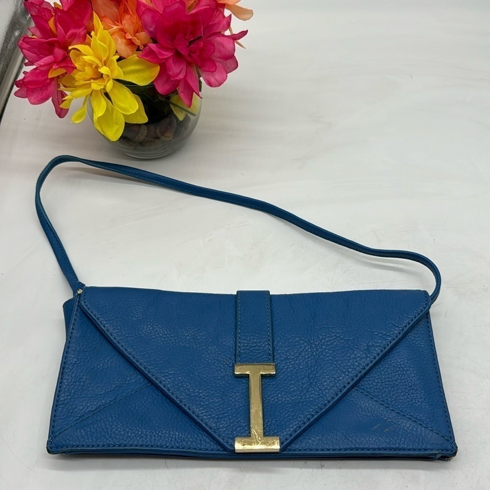 Isaac Mizrazi East West Leather Clutch MCB4785N